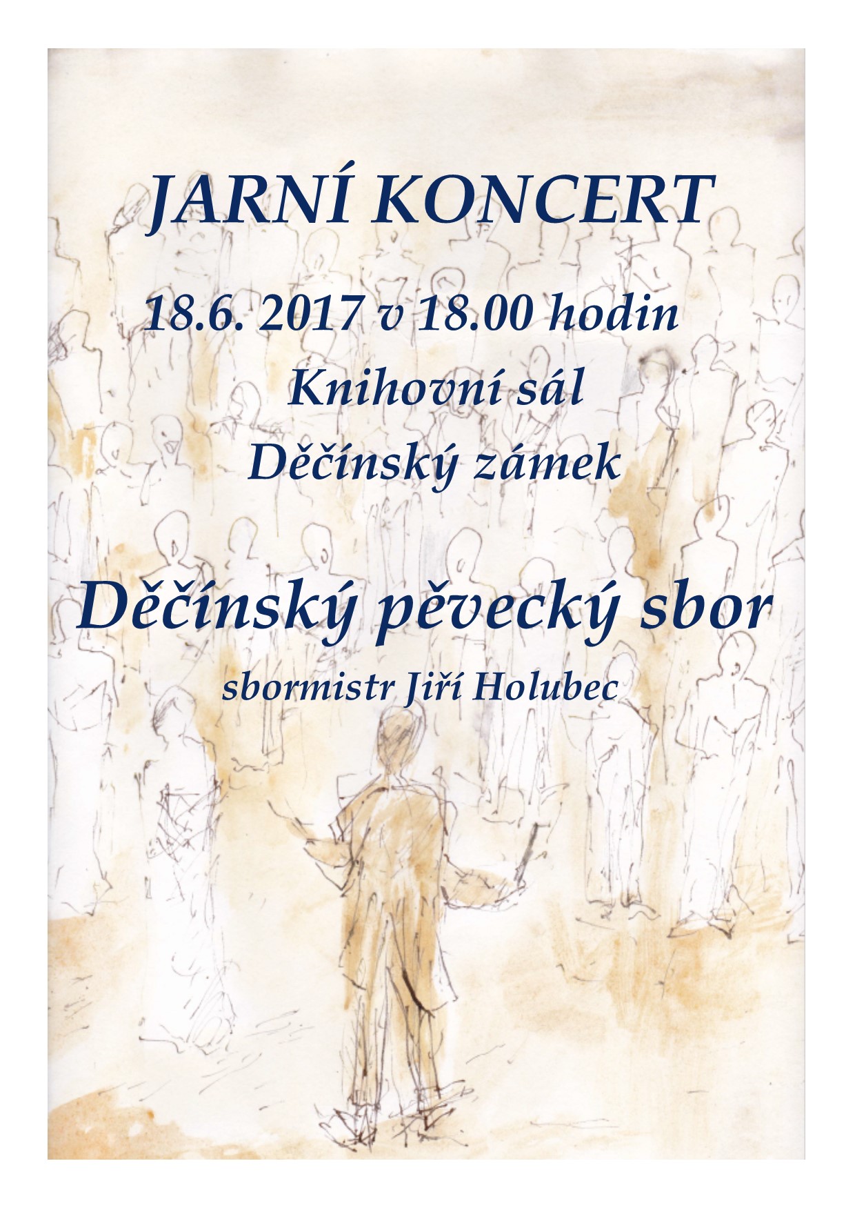 Plakát akce Jarní koncert